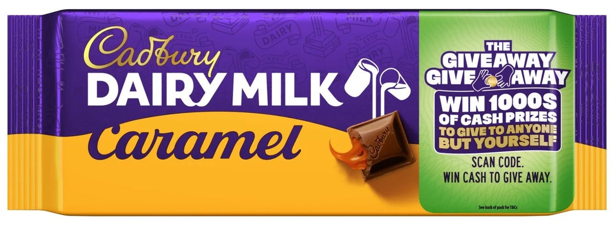 Cadbury Dairy Milk Caramel Chocolate Bar 180g