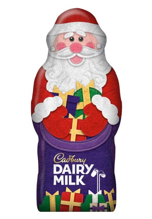 Cadbury Dairy Milk Chocolate Xmas Santa