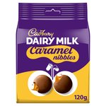 Cadbury Dairy Milk Caramel Nibbles Chocolate Bag 120G