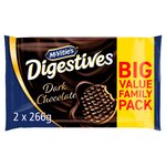 McVitie's Dark Chocolate Digestive Biscuit 2 x 266g