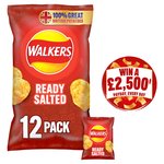 Walkers Ready Salted Multipack Crisps 12x25g