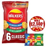Walkers Classic Variety Multipack 6 x 25g