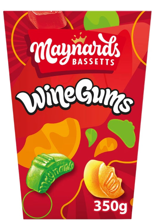 Maynards Bassetts Wine Gums Sweets Carton
