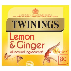 Twinings 80 Lemon & Ginger Tea Bags