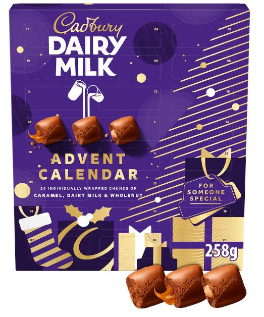 Cadbury Dairy Milk Chocolate Chunks Xmas Advent Calendar