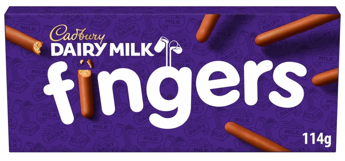 Cadbury Fingers Milk Chocolate Biscuits 114G