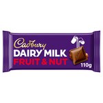 Cadbury Dairy Milk Chocolate Fruit & Nut Bar 110G