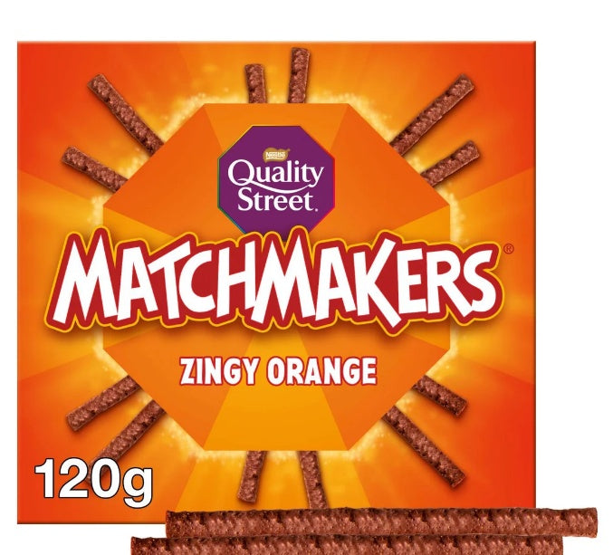 Quality Street Matchmakers Zingy Orange Chocolate Box 120g