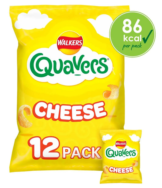 Walkers Quavers Cheese Multipack Crisps 12x16g