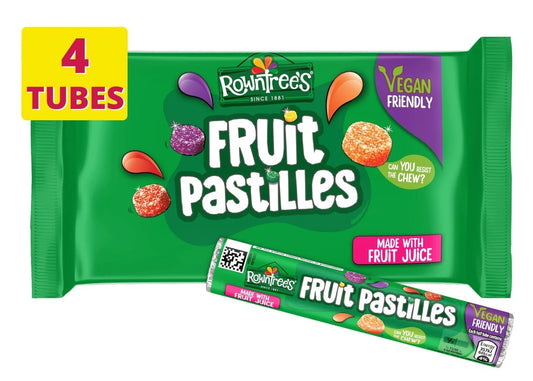 Rowntree's Fruit Pastilles Sweets 4 x 41g