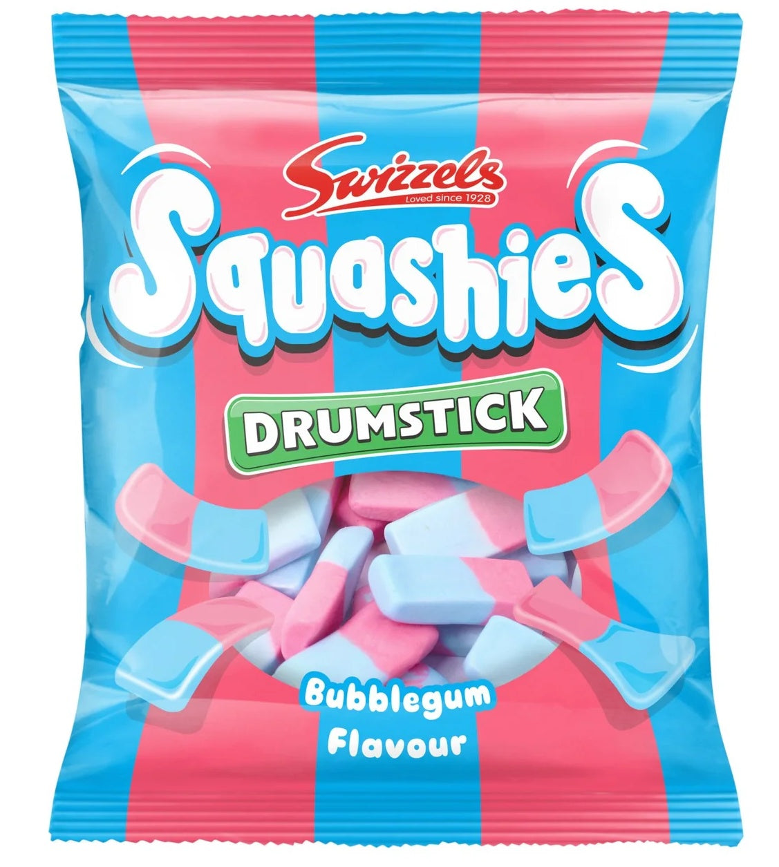 Swizzels Drumstick Squashies Bubblegum Flavour 140g