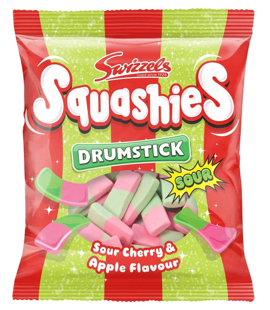 Swizzels Drumstick Squashies Sour Cherry & Apple 140G