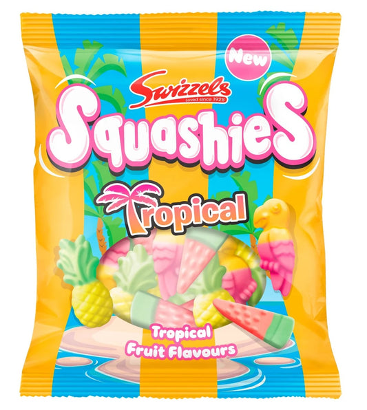 Swizzels Squashies Tropical Fruit Flavours 100g