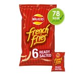 Walkers French Fries Ready Salted Multipack Crisps 6x18g